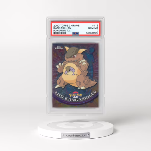 2000 Topps Chrome Pokémon T.V. #115 Kangaskhan (PSA 10 GEM MINT)
