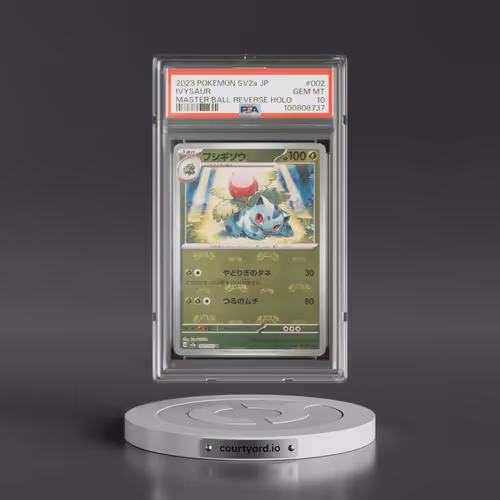 2023 Pokémon Sv2a-Pokemon 151 #002 Ivysaur - Reverse Holo Master Ball (PSA 10 GEM MINT)