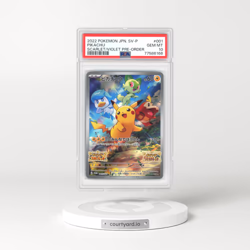 2022 Scarlet & Violet Promos #001 Pikachu - Scarlet & Violet Pre-Order (PSA 10 GEM MINT)