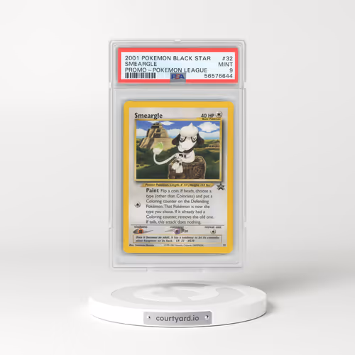 1999 Black Star Promos #32 Smeargle - Pokémon League (PSA 9 MINT)