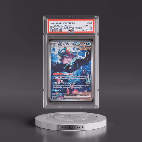 2024 Pokémon Tef EN-Temporal Forces #205 Walking Wake EX - Holo Special Illustration Rare (PSA 10 GE