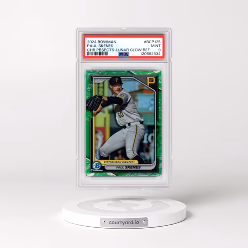 2024 Bowman Chrome Prospects #BCP125 Paul Skenes - Lunar Glow Refractor (PSA 9 MINT)