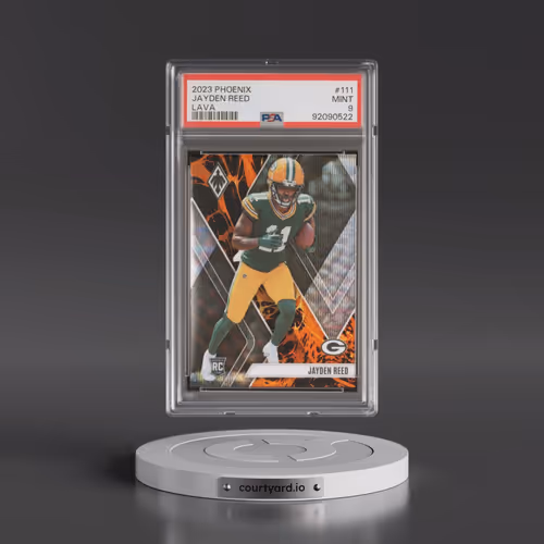 2023 Panini Phoenix #111 Jayden Reed - Lava (PSA 9 MINT)