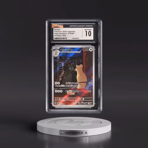 2024 Pokémon Sv6a-Night Wanderer #075 Persian - Art Rare (CGC 10 GEM MINT)