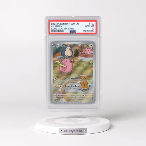 2024 Pokémon Twm EN-Twilight Masquerade #187 Chansey - Illustration Rare (PSA 10 GEM MINT)