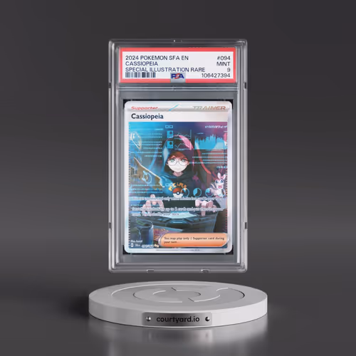 2024 Pokémon Sfa EN-Shrouded Fable #094 Cassiopeia - Special Illustration Rare (PSA 9 MINT) - Photo