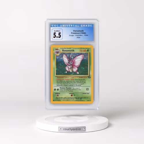 1999 Jungle #13/64 Venomoth - Holo (CGC 5.5 EX+)
