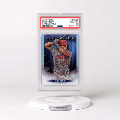 2022 Topps Stars of MLB #SMLB1 Mike Trout (PSA 10 GEM MINT)