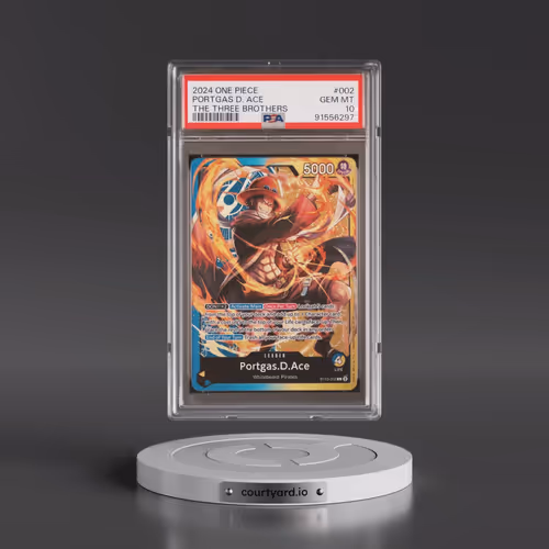 2024 One Piece Ultra Deck ST13-the Three Brothers #002 Portgas D. Ace (PSA 10 GEM MINT)