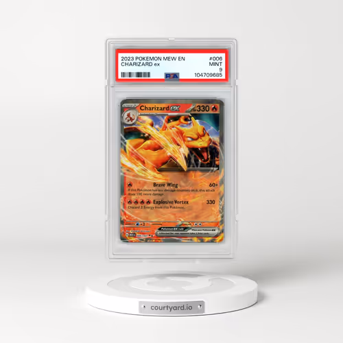 2023 Pokémon Mew EN-151 #006 Charizard EX - Holo (PSA 9 MINT)