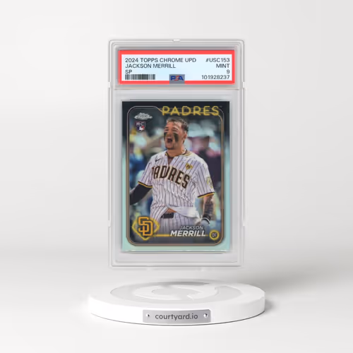 2024 Topps Chrome Update #USC153 Jackson Merrill - SP (PSA 9 MINT)