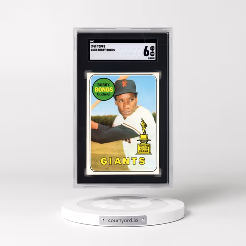 1969 Topps #630 Bobby Bonds - All-Star Rookie (SGC 6 EX-MT)