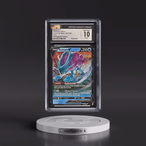 2021 Evolving Skies #031/203 Suicune V - Holo (CGC 10 GEM MINT)