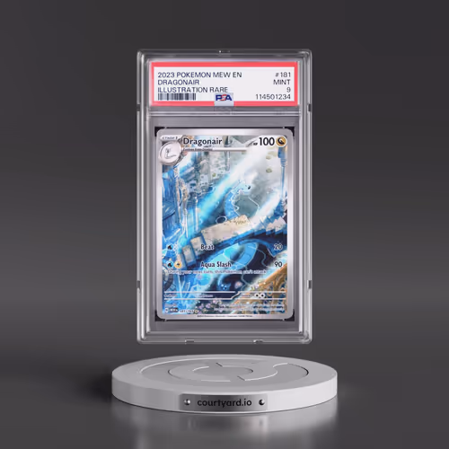 2023 Pokémon Mew EN-151 #181 Dragonair - Illustration Rare (PSA 9 MINT)