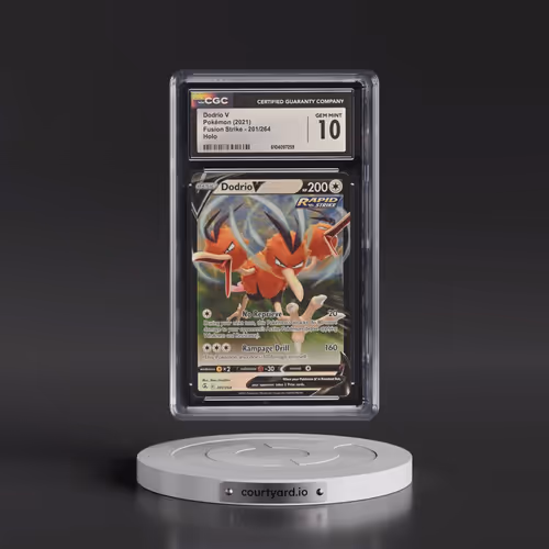 2019 Fusion Strike #201/264 Dodrio V - Ultra Rare Holo (CGC 10 GEM MINT)