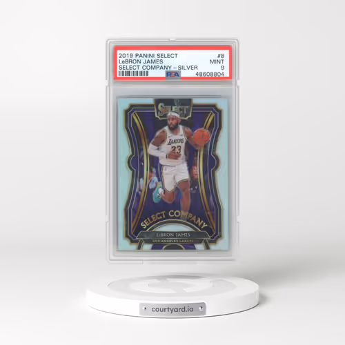 2019 Panini Select Select Company #8 LeBron James - Silver (PSA 9 MINT)