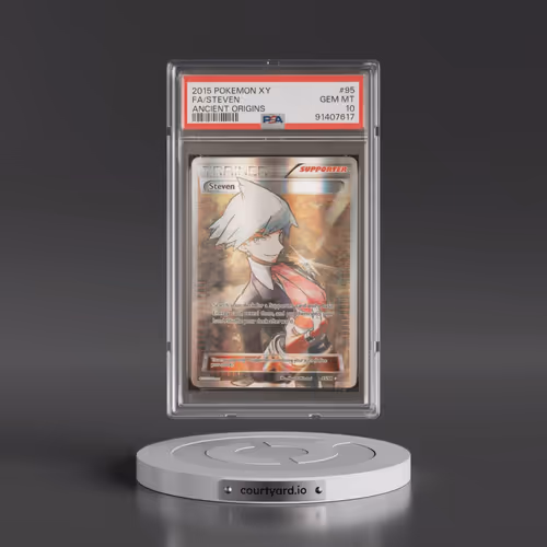 2015 Pokémon XY Ancient Origins #95 Steven - Full Art (PSA 10 GEM MINT)