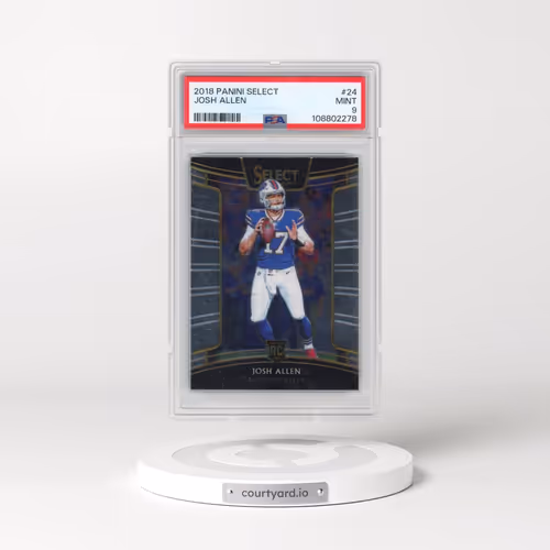 2018 Panini Select #24 Josh Allen (PSA 9 MINT)