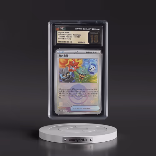 2024 High Class Pack: Terastal Fest ex - sv8a #137/187 Ogre's Mask - Poké Ball Holo (CGC 10 PRISTINE