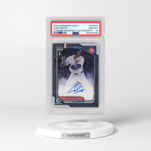 2024 Bowman Draft Chrome Prospect Autographs #CPACS Cam Smith (PSA 10 GEM MINT)