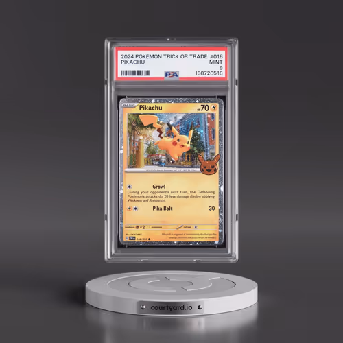 2024 Pokémon Trick or Trade #018 Pikachu (PSA 9 MINT)