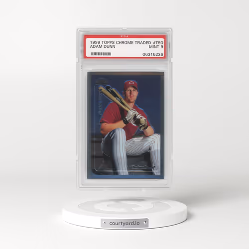 1999 Topps Chrome Traded #T50 Adam Dunn (PSA 9 MINT)