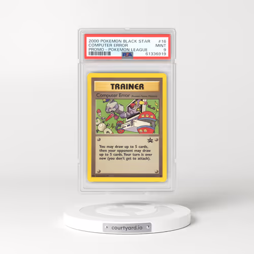 1999 Black Star Promos #16 Computer Error (PSA 9 MINT)