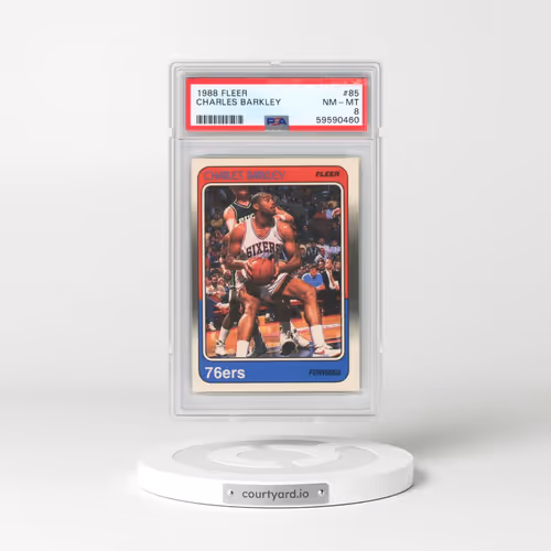 1988 Fleer #85 Charles Barkley (PSA 8 NM-MT)
