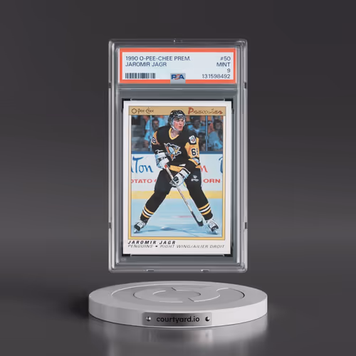 1990 O-Pee-Chee Premier #50 Jaromir Jagr (PSA 9 MINT)