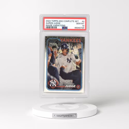 2024 Topps All-Star Game Complete Set Image Variations #4 Aaron Judge (PSA 10 GEM MINT)