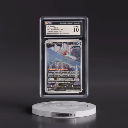 2023 Pokémon Svp EN-SV Black Star Promo #066 Iron Bundle - Paradox Rift Pokemon Center Elite Trainer