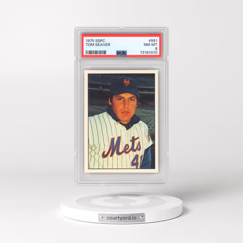 1975 SSPC #551 Tom Seaver (PSA 8 NM-MT)