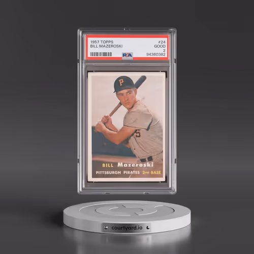 1957 Topps #24 Bill Mazeroski (PSA 2 GOOD)