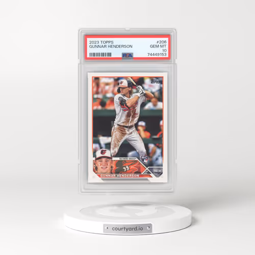 2023 Topps #206 Gunnar Henderson (PSA 10 GEM MINT)