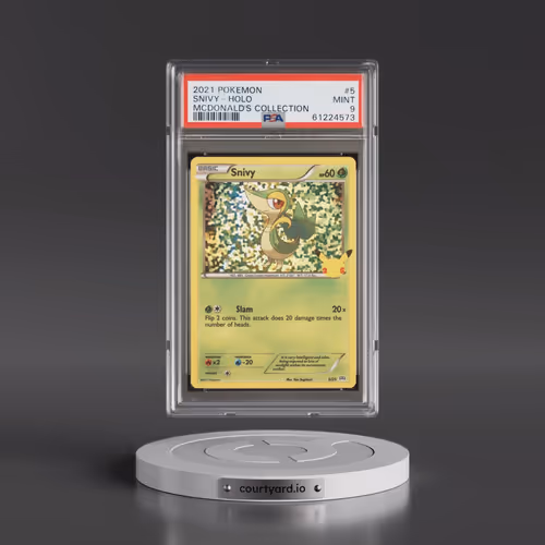 2021 Pokémon Mcdonald's Collection #5 Snivy - Holo (PSA 9 MINT)