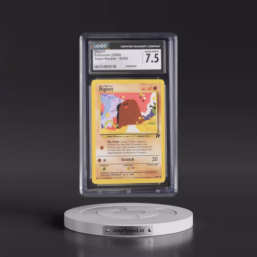 1999 Team Rocket #52/82 Diglett (CGC 7.5 NM+)