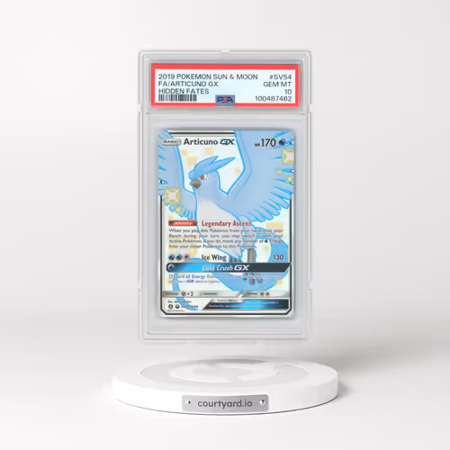 2019 Pokémon Sun & Moon Hidden Fates #SV54 Articuno GX - Holo Full Art (PSA 10 GEM MINT)