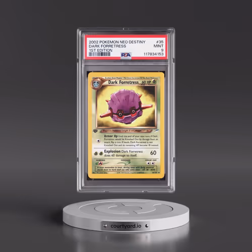 2002 Pokémon Neo Destiny #35 Dark Forretress - 1st Edition (PSA 9 MINT)
