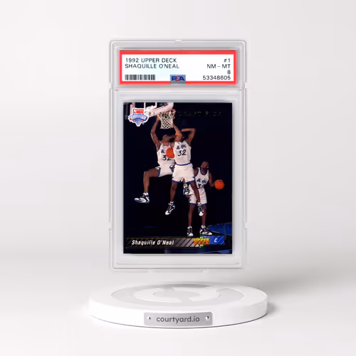 1992 Upper Deck #1 Shaquille O'Neal (PSA 8 NM-MT)