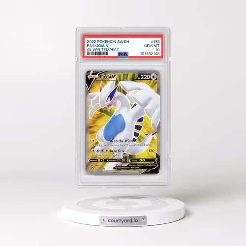 2022 Pokémon Sword & Shield Silver Tempest #185 Lugia V - Holo Full Art (PSA 10 GEM MINT)