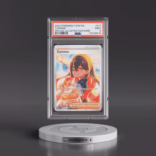 2024 Pokémon Twm EN-Twilight Masquerade #217 Carmine - Special Illustration Rare (PSA 9 MINT)