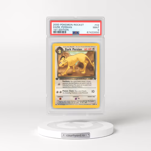 2000 Team Rocket #42 Dark Persian - 1st Edition (PSA 9 MINT)