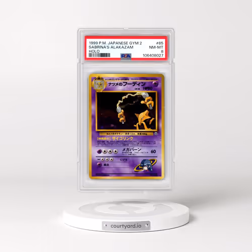 1999 Pokémon Gym 2 #65 Sabrina's Alakazam - Holo (PSA 8 NM-MT)