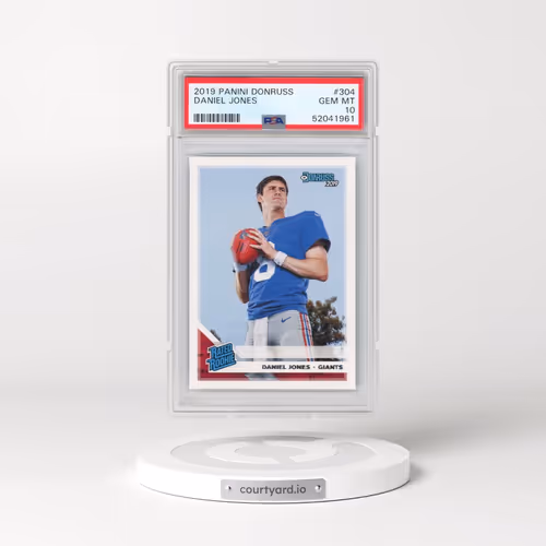 2019 Panini Donruss #304 Daniel Jones (PSA 10 GEM MINT)