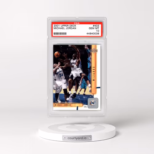 2001 Upper Deck #403 Michael Jordan (PSA 10 GEM MINT)