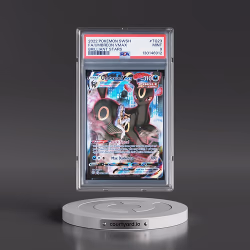 2022 Pokémon Sword & Shield Brilliant Stars #TG23 Umbreon Vmax - Full Art (PSA 9 MINT)