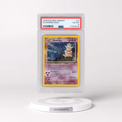 2000 Pokémon Neo Genesis #14 Slowking - Holo (PSA 6 EX-MT)