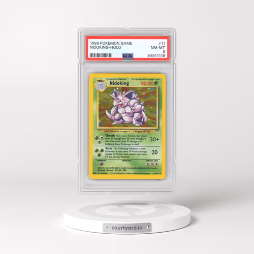 1999 Pokémon Game #11 Nidoking - Holo (PSA 8 NM-MT)