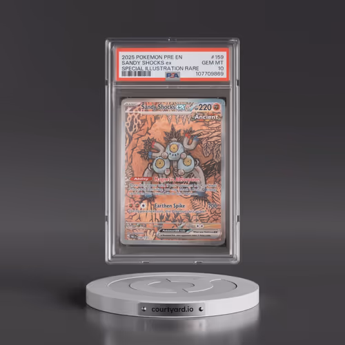 2025 Pokémon Pre EN-Prismatic Evolutions #159 Sandy Shocks EX - Holo Special Illustration Rare (PSA