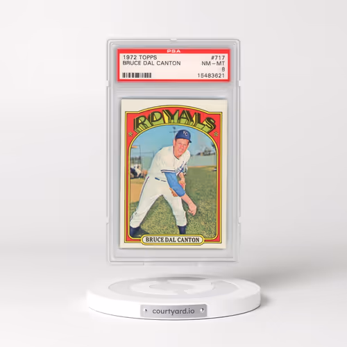 1972 Topps #717 Bruce Dal Canton (PSA 8 NM-MT)